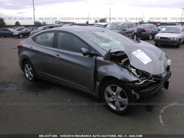 KMHDH4AE7BU092260 - 2011 HYUNDAI ELANTRA GLS/LIMITED SILVER photo 1