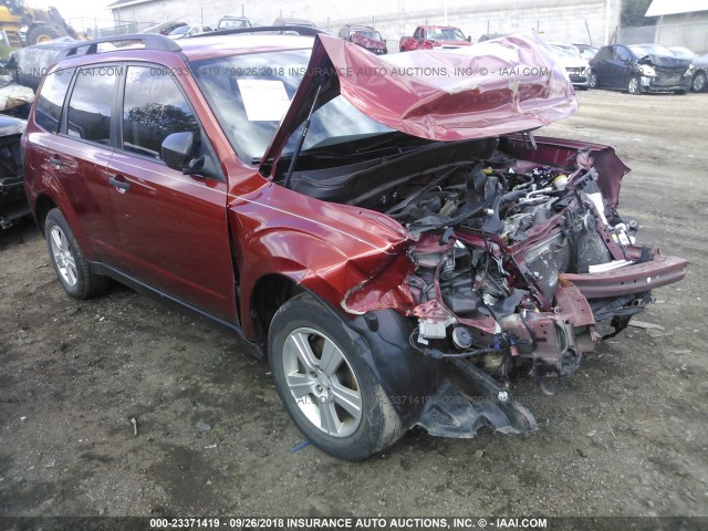 JF2SHBBC4BH730262 - 2011 SUBARU FORESTER 2.5X ORANGE photo 1