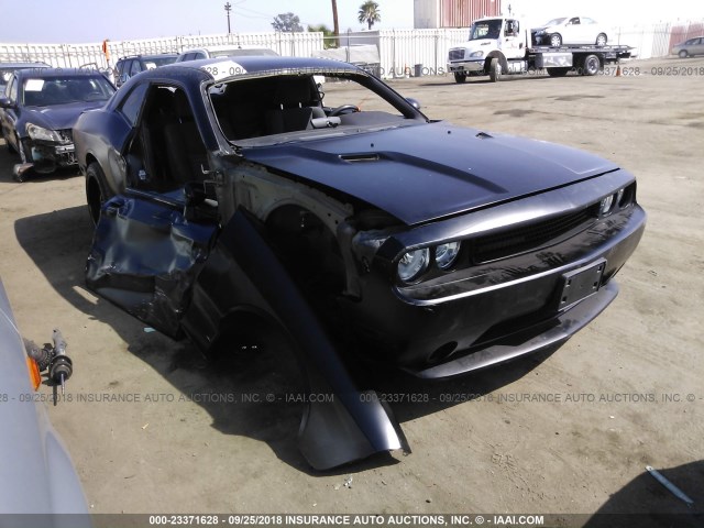 2C3CDYAG1DH545822 - 2013 DODGE CHALLENGER SXT BLACK photo 1