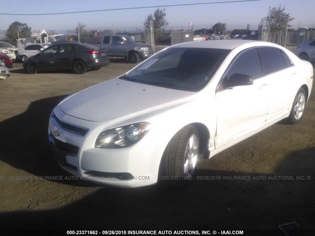 1G1ZA5EU3CF352898 - 2012 CHEVROLET MALIBU LS WHITE photo 6
