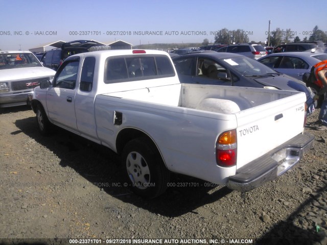 4TAVL52N8XZ510391 - 1999 TOYOTA TACOMA XTRACAB WHITE photo 3