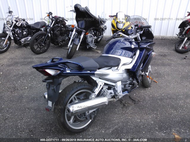 JYARP15EX6A001622 - 2006 YAMAHA FJR1300 BLUE photo 4