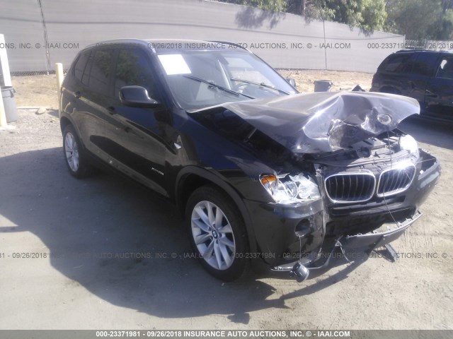 5UXWX9C55D0A08541 - 2013 BMW X3 XDRIVE28I BLACK photo 1