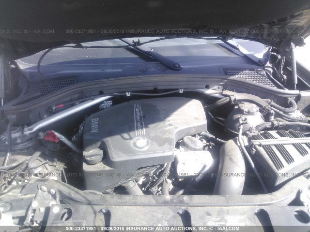 5UXWX9C55D0A08541 - 2013 BMW X3 XDRIVE28I Qara foto 10