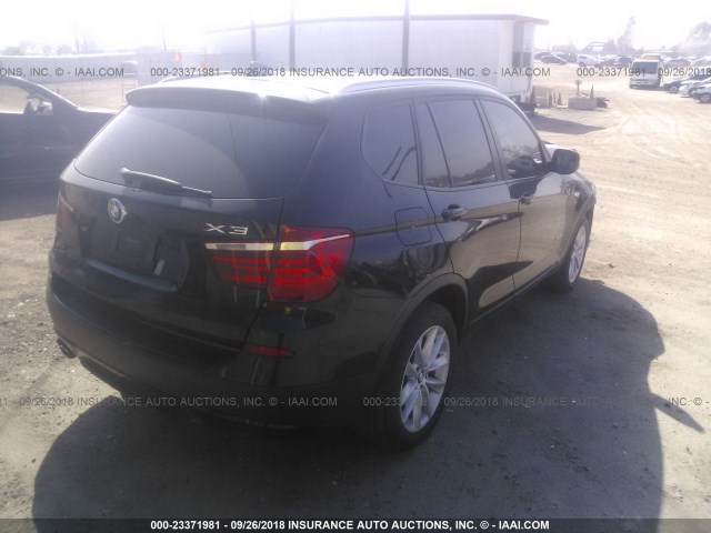 5UXWX9C55D0A08541 - 2013 BMW X3 XDRIVE28I Qara foto 4