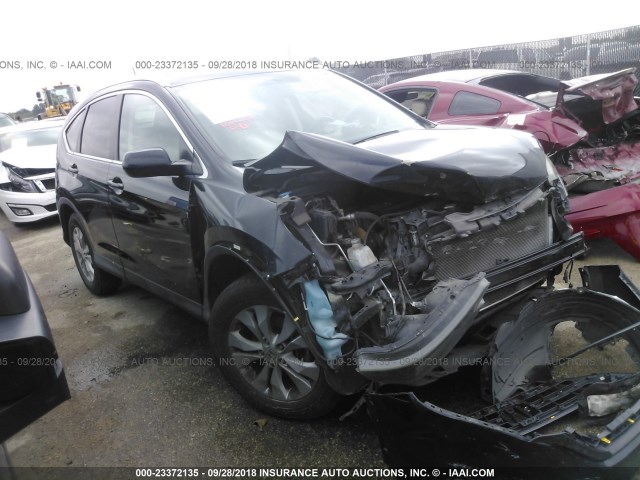 2HKRM3H78EH513862 - 2014 HONDA CR-V EXL BLACK photo 1