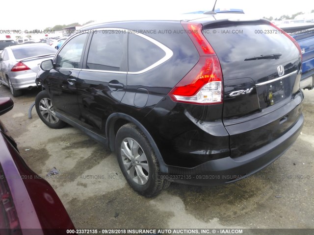 2HKRM3H78EH513862 - 2014 HONDA CR-V EXL BLACK photo 3