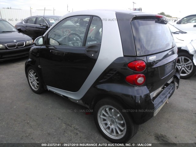 WMEEJ3BA3DK629726 - 2013 SMART FORTWO PURE/PASSION BLACK photo 3