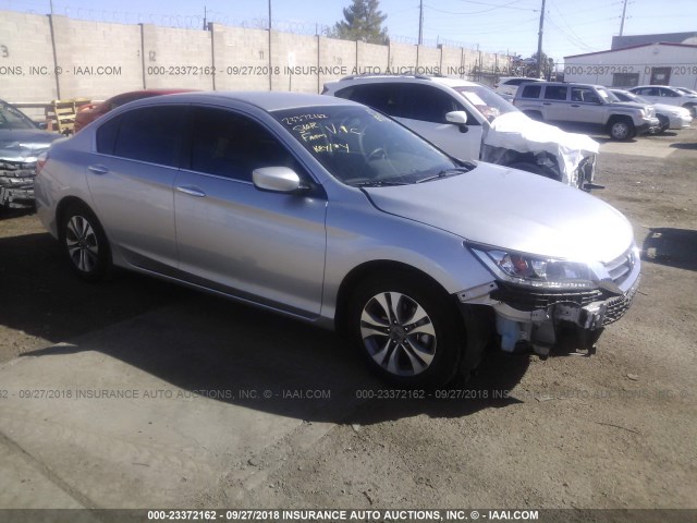 1HGCR2F36FA071157 - 2015 HONDA ACCORD SILVER photo 1