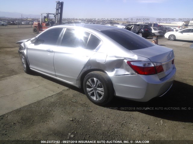 1HGCR2F36FA071157 - 2015 HONDA ACCORD SILVER photo 3