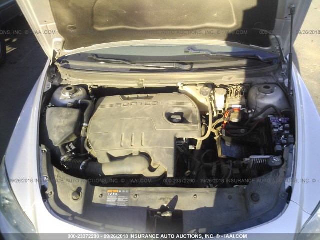 1G1ZA5E16BF285170 - 2011 CHEVROLET MALIBU LS 银色 照片 10