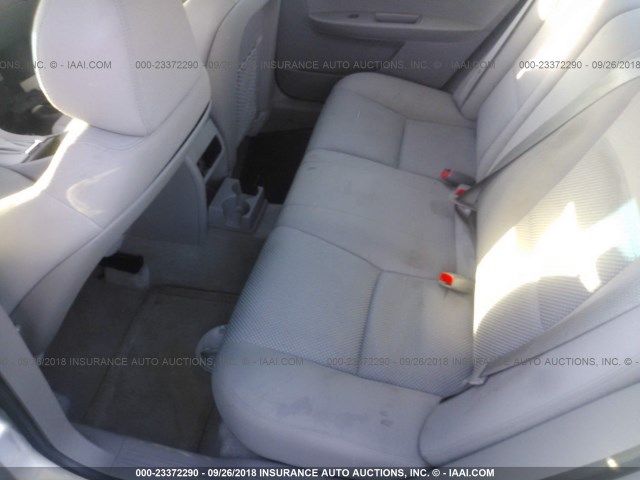 1G1ZA5E16BF285170 - 2011 CHEVROLET MALIBU LS 银色 照片 8