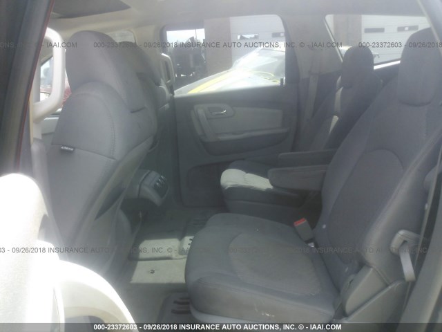 1GNER23D59S161202 - 2009 CHEVROLET TRAVERSE LT BURGUNDY photo 8