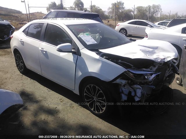 5YFBURHEXEP149921 - 2014 TOYOTA COROLLA L/LE/LE PLS/PRM/S/S PLS WHITE photo 1
