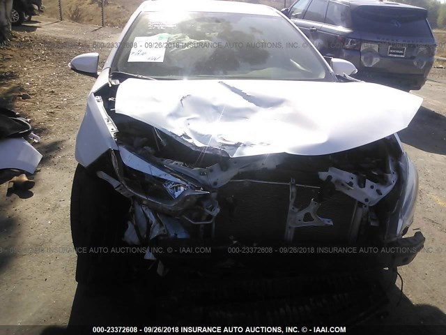 5YFBURHEXEP149921 - 2014 TOYOTA COROLLA L/LE/LE PLS/PRM/S/S PLS WHITE photo 6