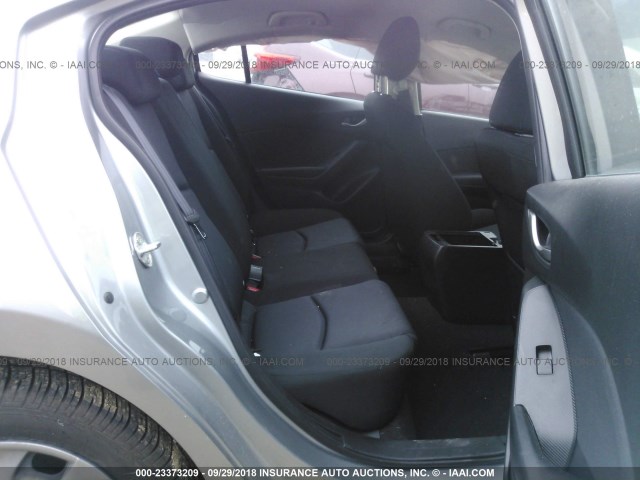 JM1BM1T78E1190935 - 2014 MAZDA 3 SV SILVER photo 8