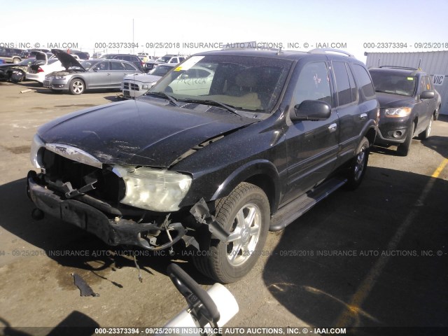 5GADT13S462231123 - 2006 BUICK RAINIER CXL BLACK photo 2