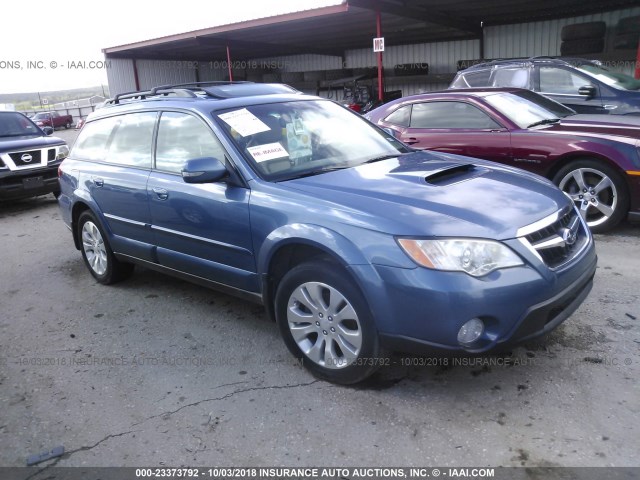 4S4BP63C084311862 - 2008 SUBARU OUTBACK 2.5XT LIMITED BLUE photo 1