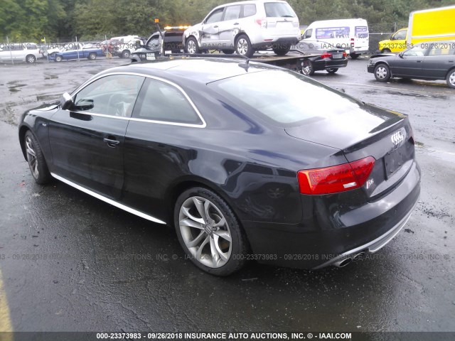 WAUVGAFR1DA017089 - 2013 AUDI S5 PRESTIGE BLACK photo 3