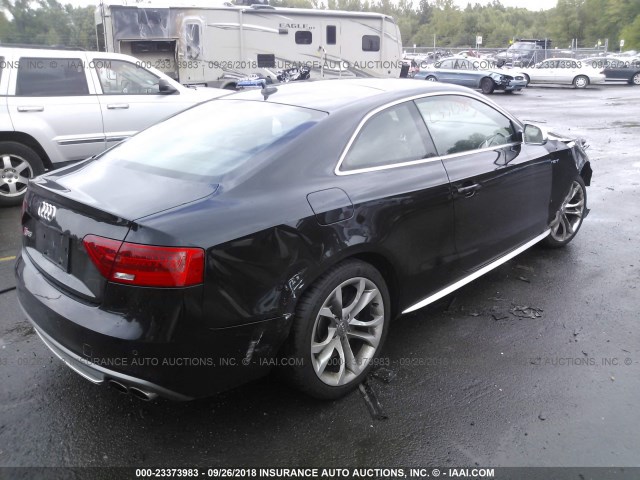 WAUVGAFR1DA017089 - 2013 AUDI S5 PRESTIGE BLACK photo 4