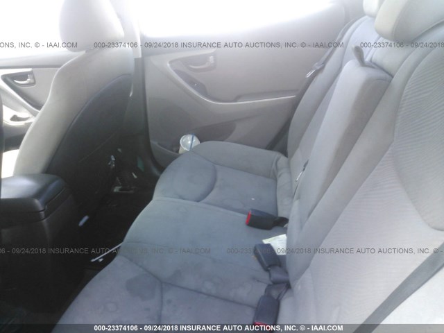 KMHDH4AE5DU986146 - 2013 HYUNDAI ELANTRA GLS/LIMITED SILVER photo 8