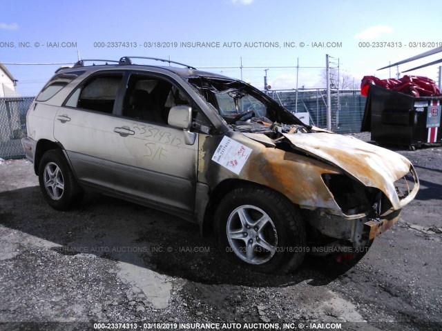 JT6HF10U3X0093267 - 1999 LEXUS RX 300 GOLD photo 1