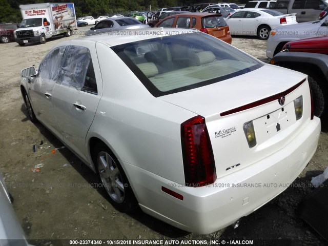 1G6DW6ED2B0103439 - 2011 CADILLAC STS LUXURY WHITE photo 3