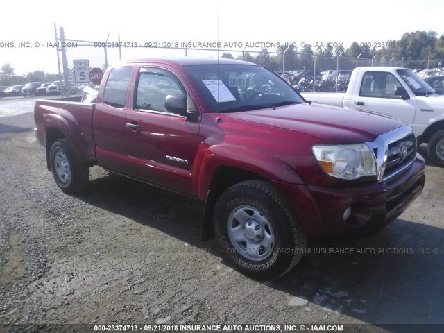 5TETU4GN7AZ679681 - 2010 TOYOTA TACOMA PRERUNNER ACCESS CAB RED photo 1
