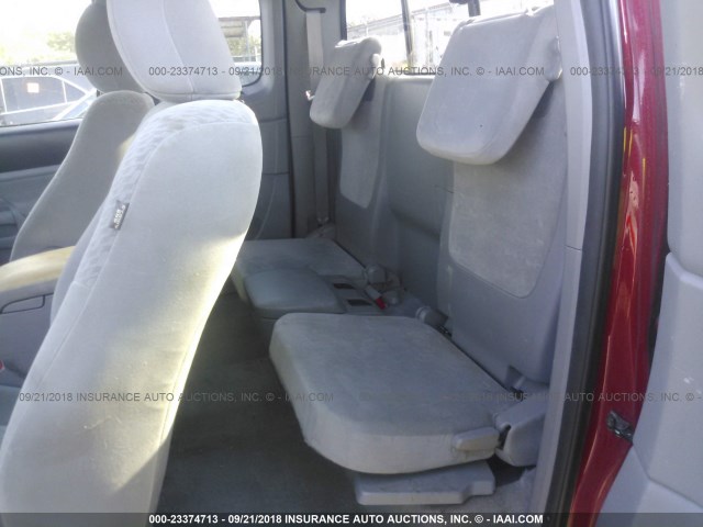 5TETU4GN7AZ679681 - 2010 TOYOTA TACOMA PRERUNNER ACCESS CAB RED photo 8