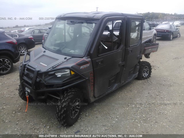 4XAWH9EA2EB176110 - 2014 POLARIS RANGER 900 CREW GRAY photo 2