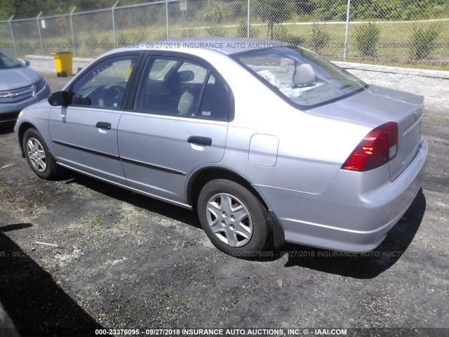 1HGES16314L007889 - 2004 HONDA CIVIC DX VP Gümüş foto 3