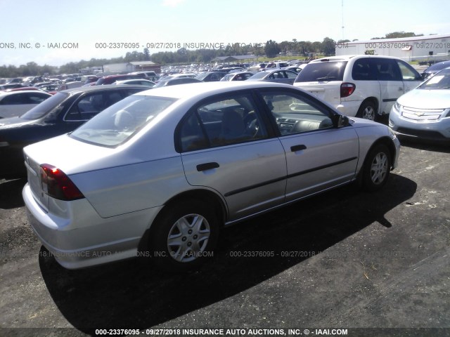 1HGES16314L007889 - 2004 HONDA CIVIC DX VP Gümüş foto 4
