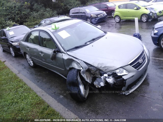 5NPEU46F09H477220 - 2009 HYUNDAI SONATA SE/LIMITED GREEN photo 1