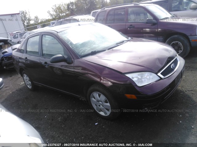 1FAFP34N97W285226 - 2007 FORD FOCUS ZX4/S/SE/SES MAROON photo 1