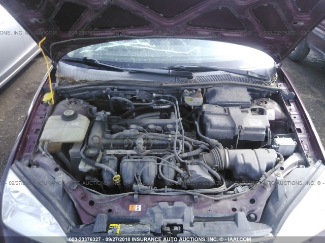 1FAFP34N97W285226 - 2007 FORD FOCUS ZX4/S/SE/SES MAROON photo 10