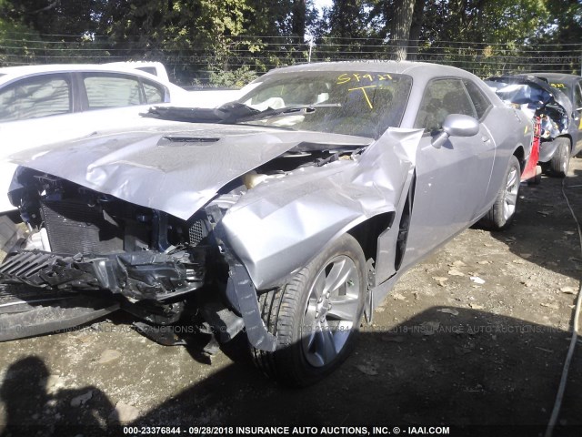 2C3CDZAG6FH833778 - 2015 DODGE CHALLENGER SXT SILVER photo 2