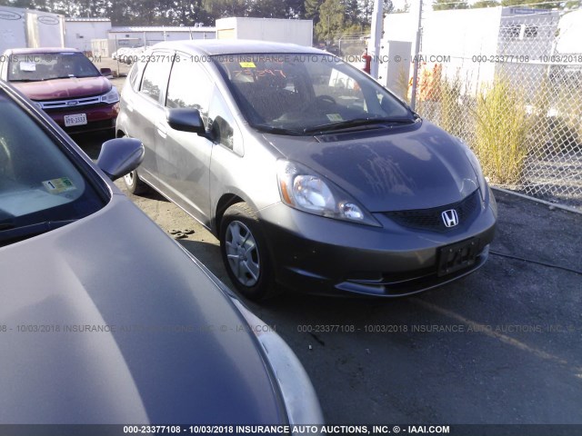 JHMGE8G36DC033215 - 2013 HONDA FIT GRAY photo 1