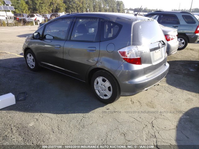 JHMGE8G36DC033215 - 2013 HONDA FIT GRAY photo 3