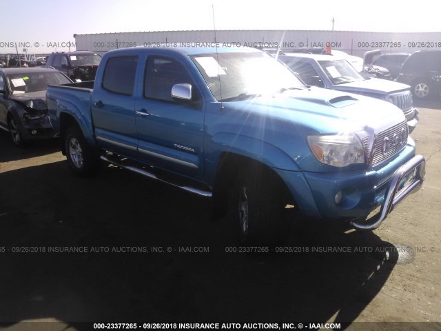 5TELU42NX6Z275837 - 2006 TOYOTA TACOMA DOUBLE CAB 蓝色 照片 1