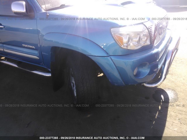 5TELU42NX6Z275837 - 2006 TOYOTA TACOMA DOUBLE CAB 蓝色 照片 6