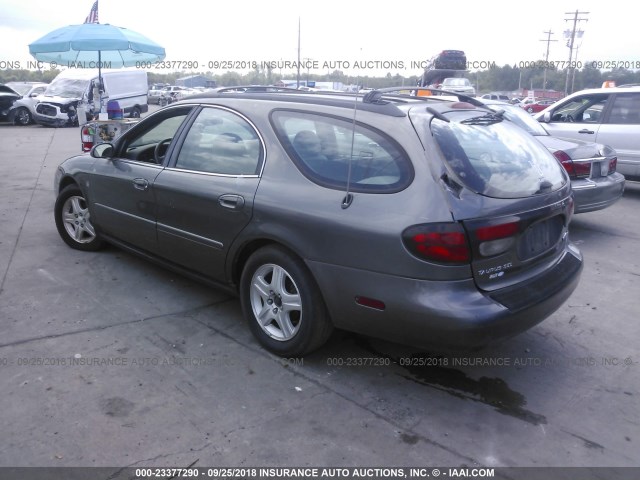 1FAHP59S42A255575 - 2002 FORD TAURUS SEL GRAY photo 3