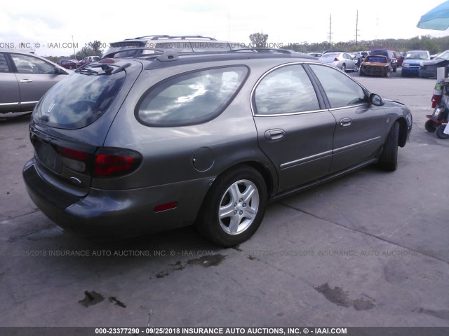 1FAHP59S42A255575 - 2002 FORD TAURUS SEL GRAY photo 4