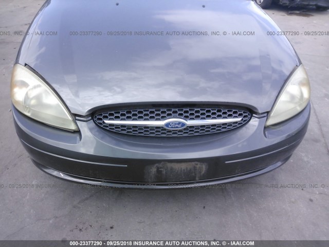 1FAHP59S42A255575 - 2002 FORD TAURUS SEL GRAY photo 6