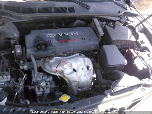JTNBE46K173024841 - 2007 TOYOTA CAMRY NEW GENERAT CE/LE/XLE/SE GRAY photo 10