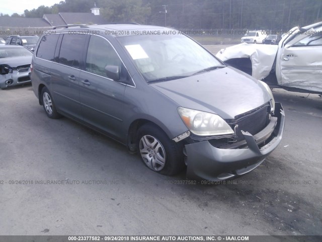 5FNRL38707B449093 - 2007 HONDA ODYSSEY EXL GRAY photo 1