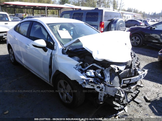 1G1BC5SM6G7324626 - 2016 CHEVROLET CRUZE LS WHITE photo 1