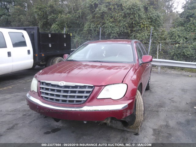 2A8GM68X47R112686 - 2007 CHRYSLER PACIFICA TOURING RED photo 6