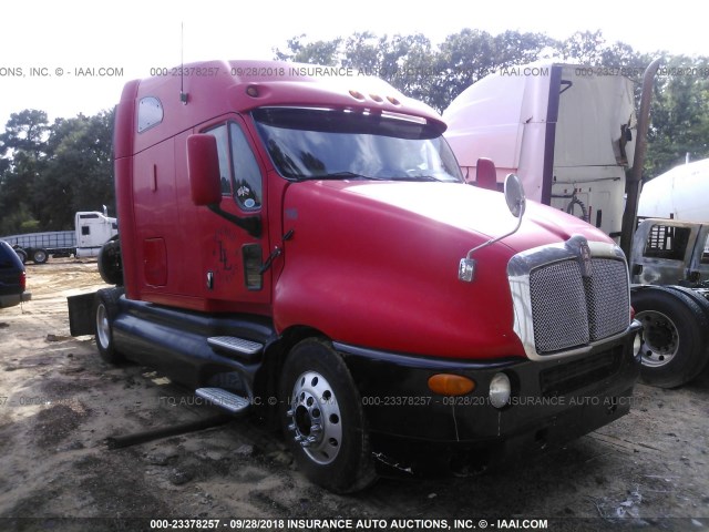 1XKTD69X41J873738 - 2001 KENWORTH T2000 T2000 RED photo 1