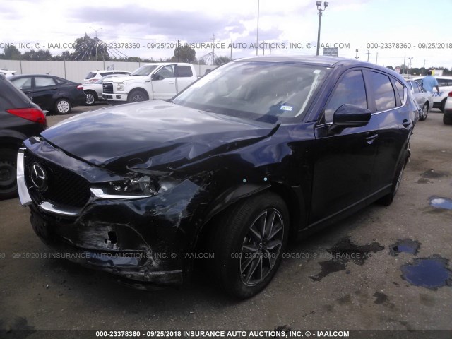 JM3KFACM2J0411839 - 2018 MAZDA CX-5 TOURING BLUE photo 2