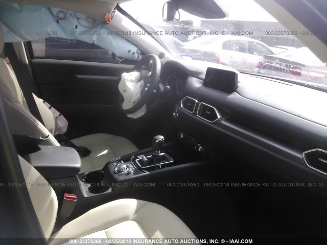 JM3KFACM2J0411839 - 2018 MAZDA CX-5 TOURING BLUE photo 5